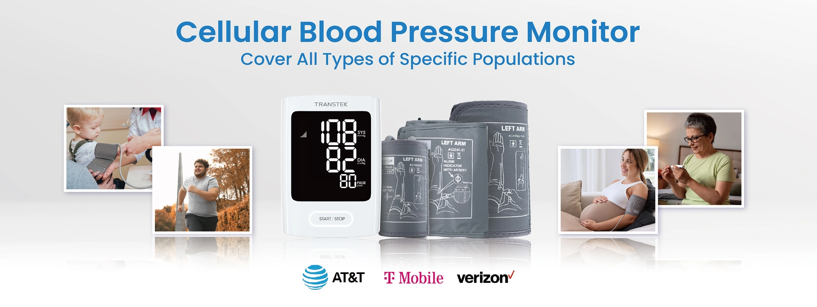 Cellular Blood Pressure Monitor